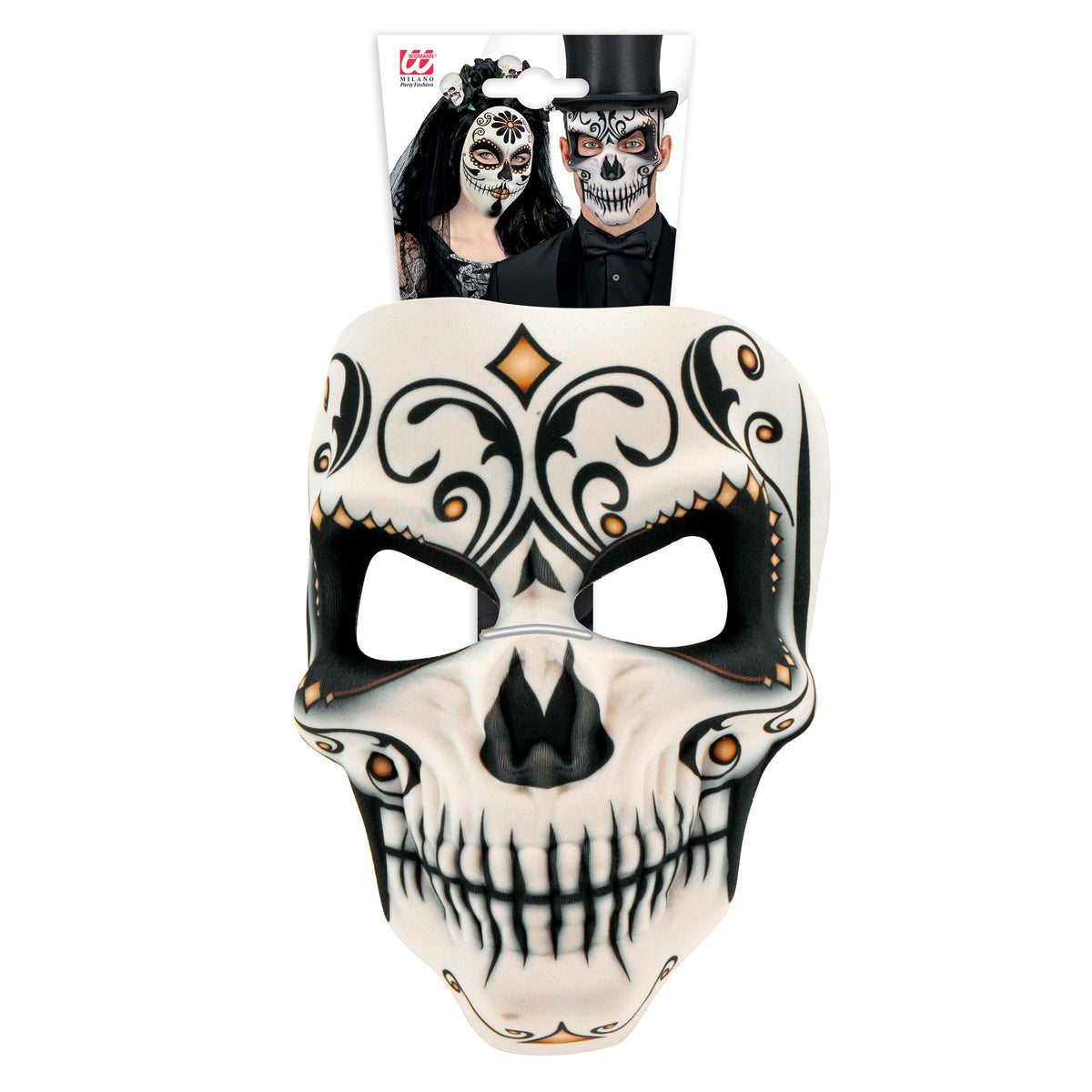Maschera Morte Messicana Scheletro Uomo Calavera Muertos