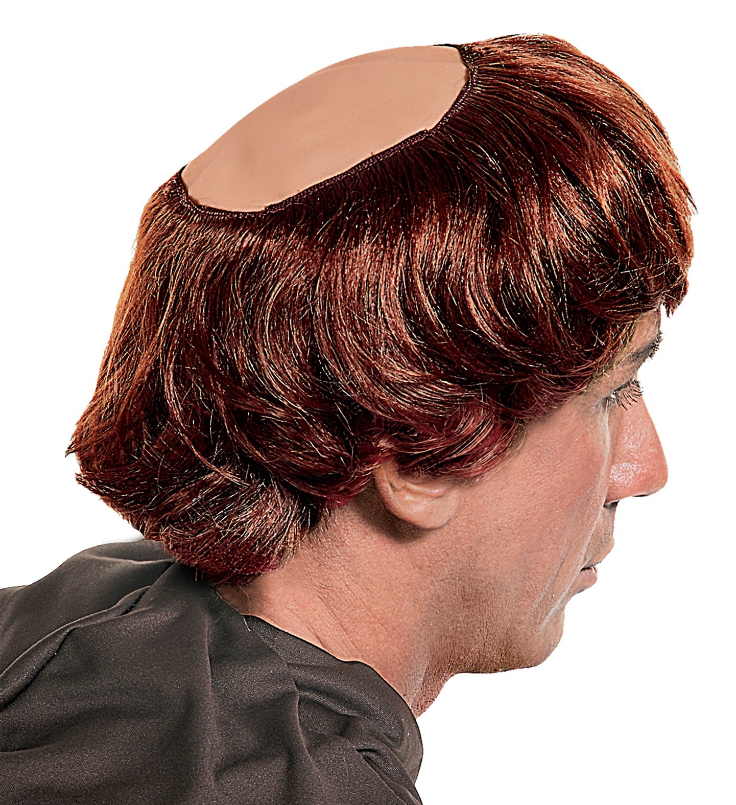 calotta frate con capelli
