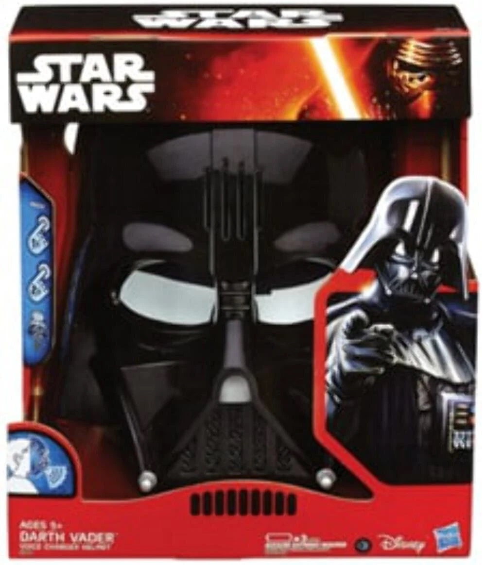 Casco Darth Vader Star Wars con Modulatore Vocale Maschera Bambino Originale Hasbro