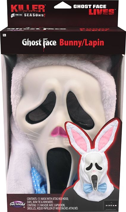 Maschera Ghost Face Bunny Scream Originale Coniglietto Playboy