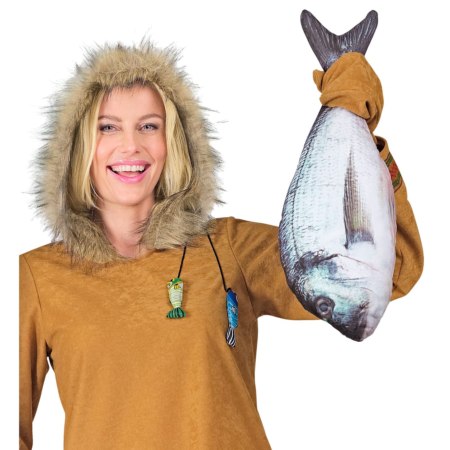 Peluche Pesce Realistico Animale di Mare Orata Pesciolone 55cm