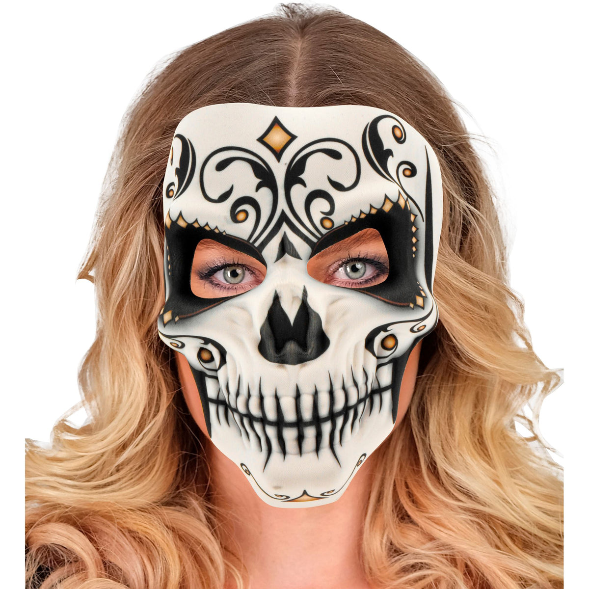 Maschera Morte Messicana Scheletro Uomo Calavera Muertos