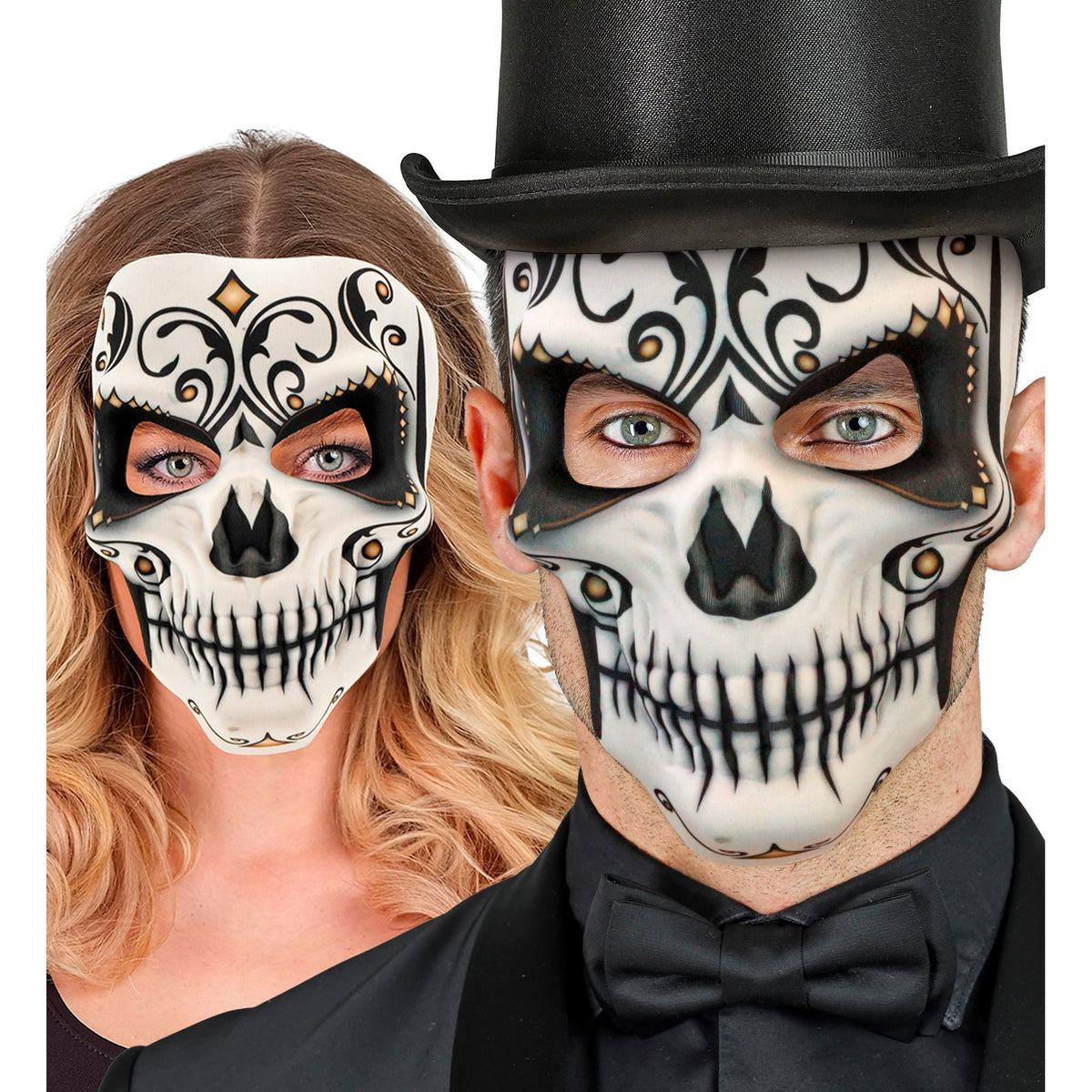 Maschera Morte Messicana Scheletro Uomo Calavera Muertos