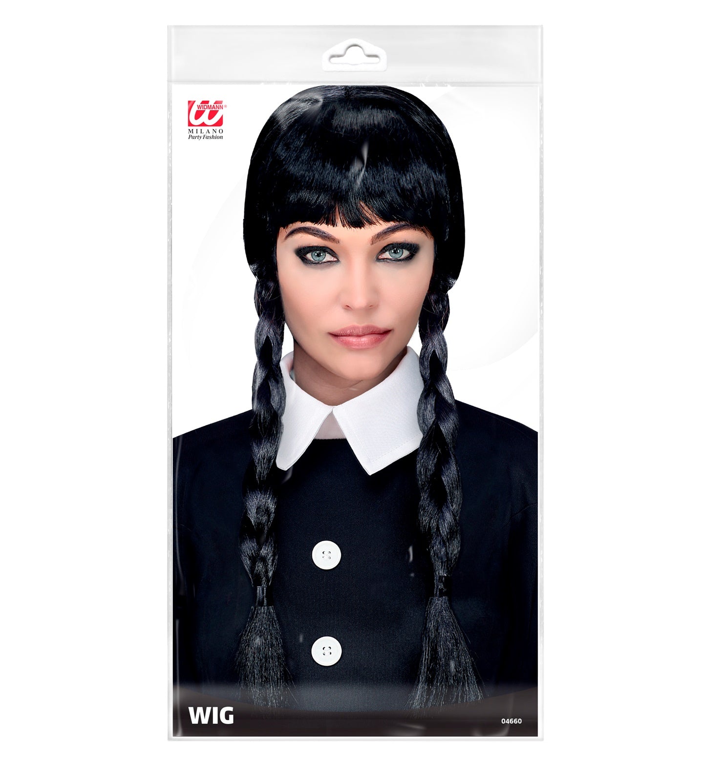 parrucca mercoledì addams