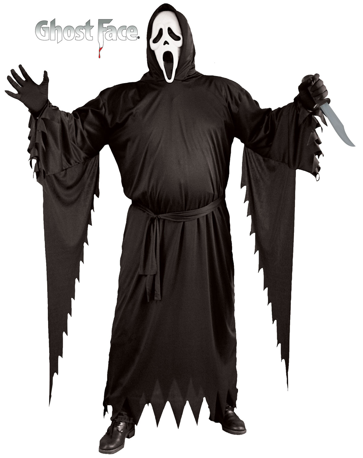 Costume Ghost Face Originale Adulto Classico Completo Scream Halloween