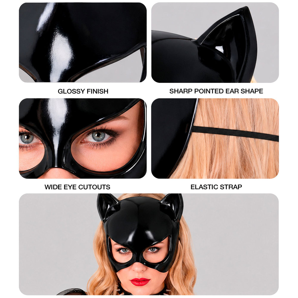 Maschera Rigida Gatta Sexy Cat Woman