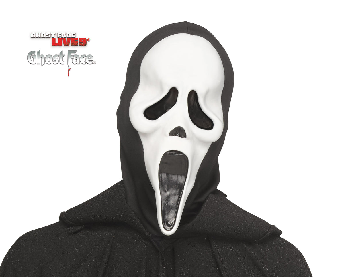 Costume Bambino Ghost Face Originale 30th Anniversario Deluxe Completo Fluorescente Scream Halloween