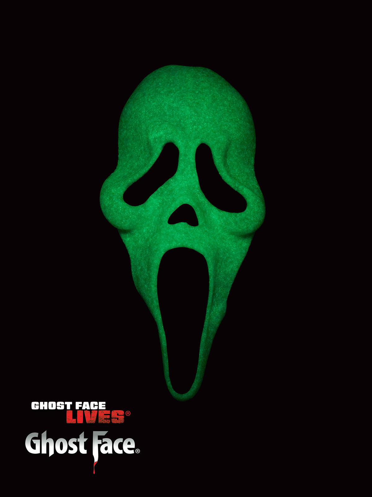 Costume Bambino Ghost Face Originale 30th Anniversario Deluxe Completo Fluorescente Scream Halloween