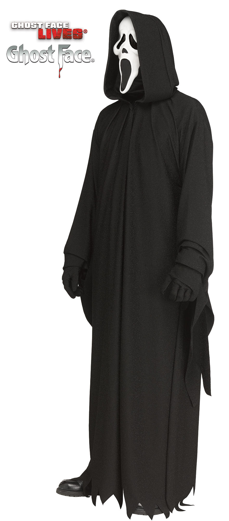 Costume Ghost Face Originale 30th Anniversario Deluxe Completo Fluorescente Scream Halloween