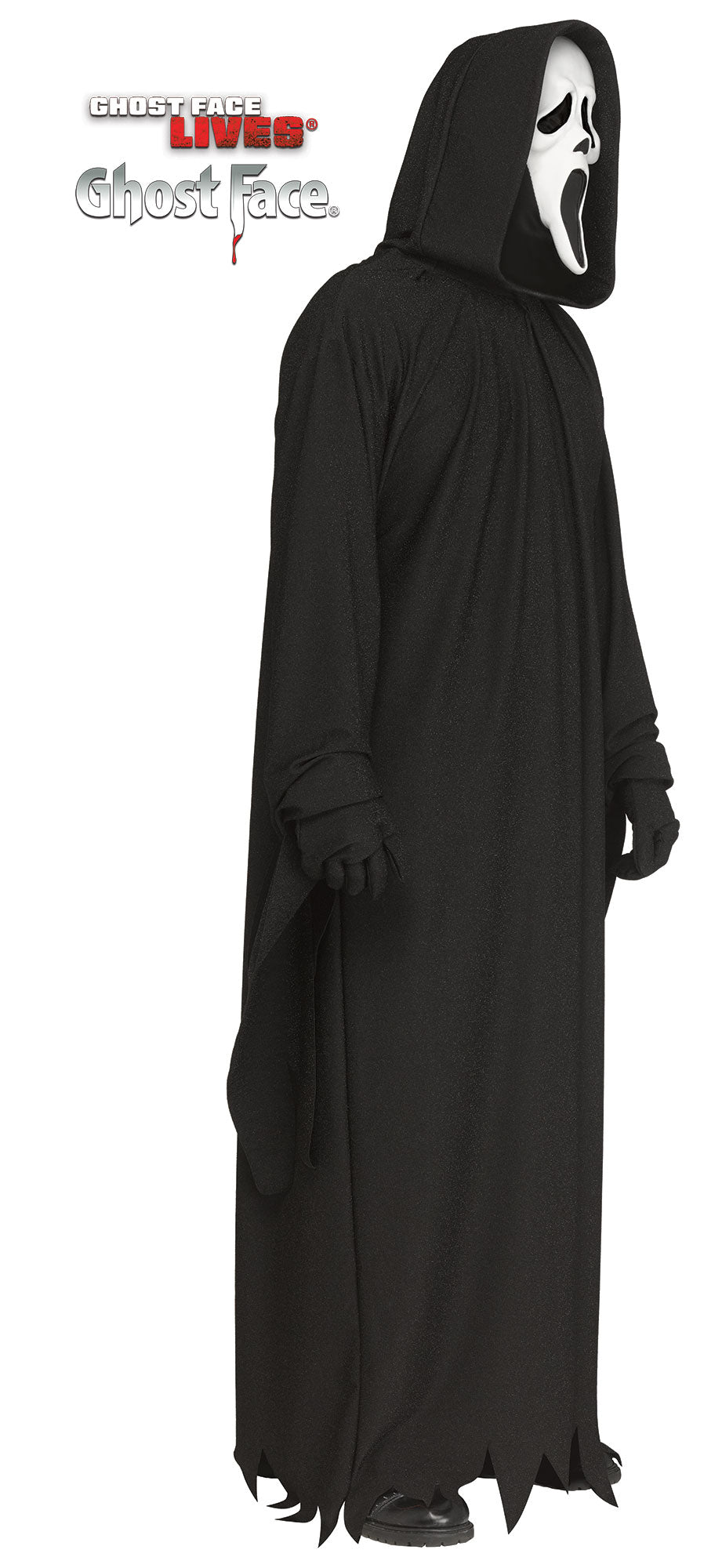 Costume Ghost Face Originale 30th Anniversario Deluxe Completo Fluorescente Scream Halloween