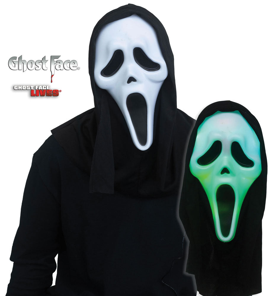 Maschera Ghost Face Che Cambia Colore Originale Scream Halloween