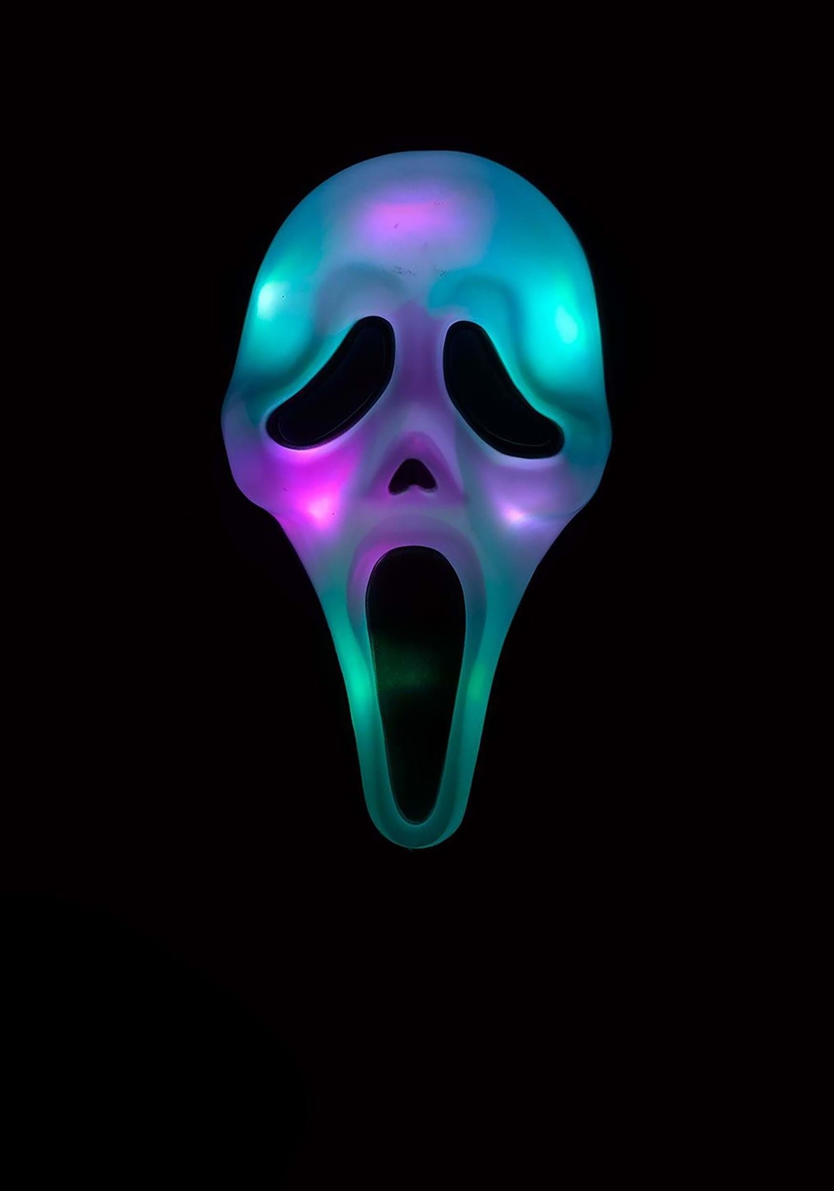 Maschera Ghost Face Che Cambia Colore Originale Scream Halloween