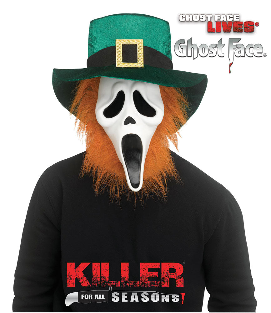 Maschera Ghost Face Lepricano Originale Scream Halloween