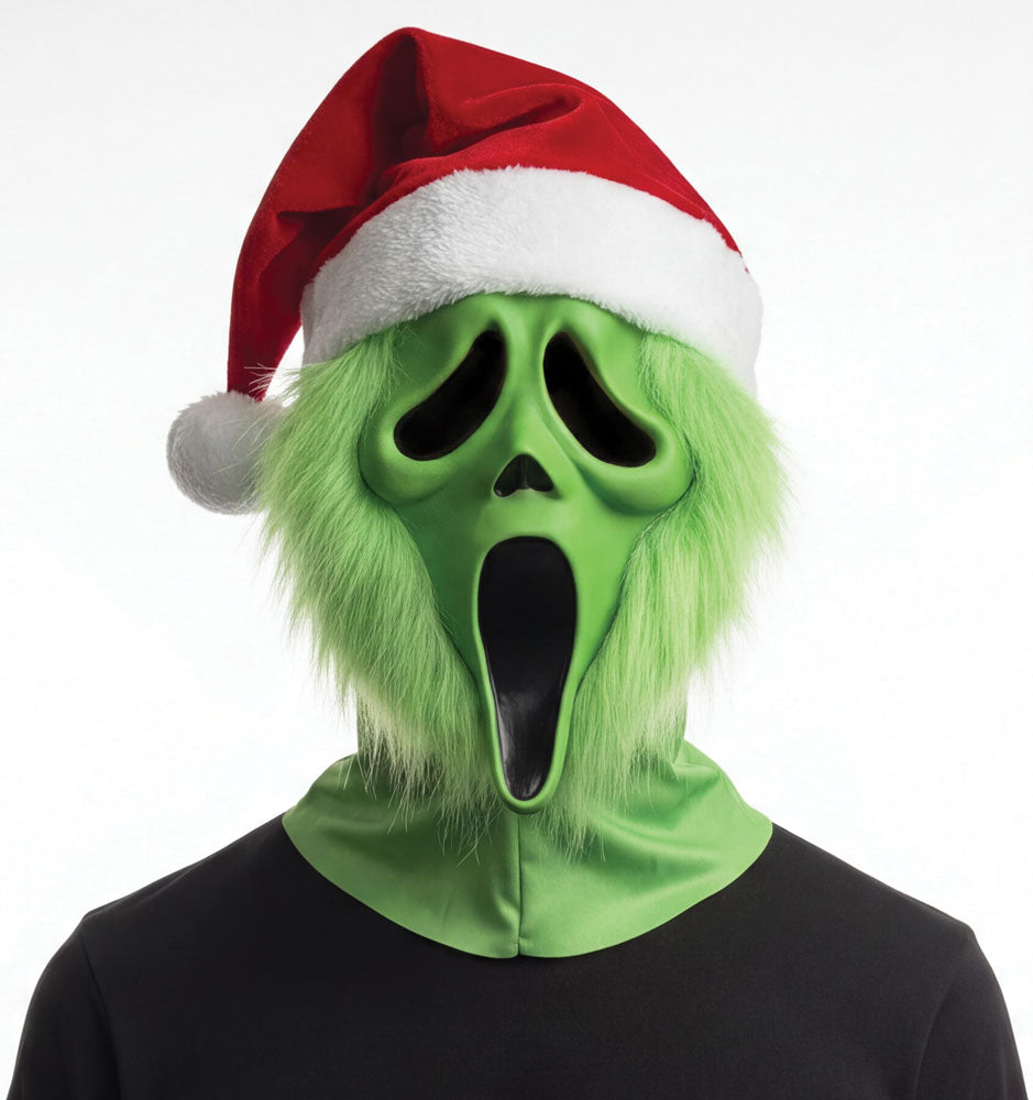 Maschera Ghost Face Grinch Originale Scream Halloween