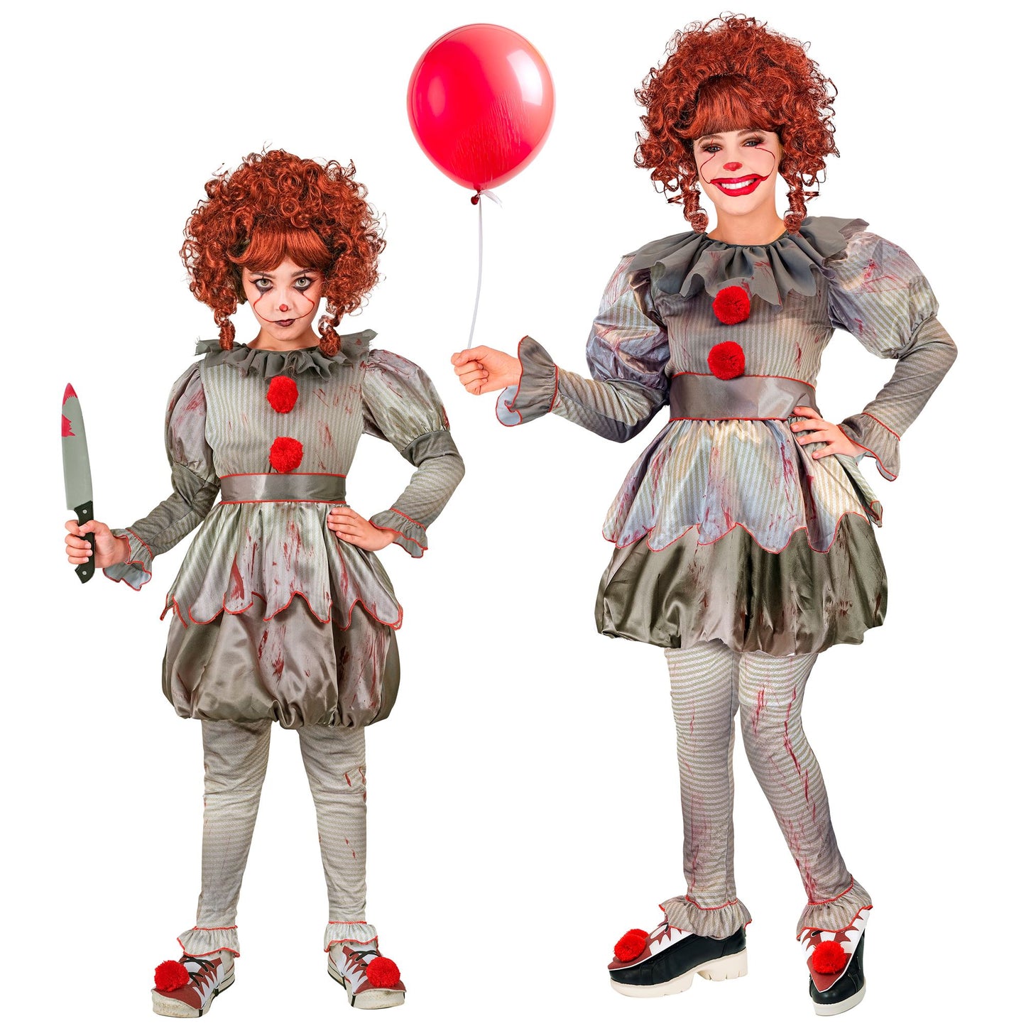 "KILLER CLOWN" (vestito, leggings, cintura, copriscarpe) 1