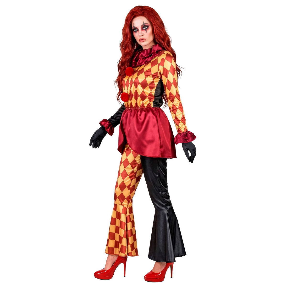 Costume Donna Clown Horror IT Halloween