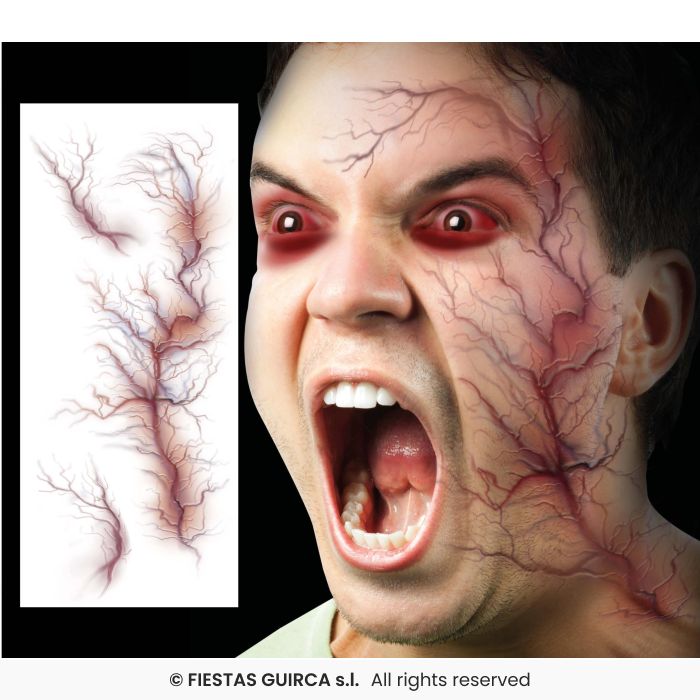 tatuaggio temporaneo horror