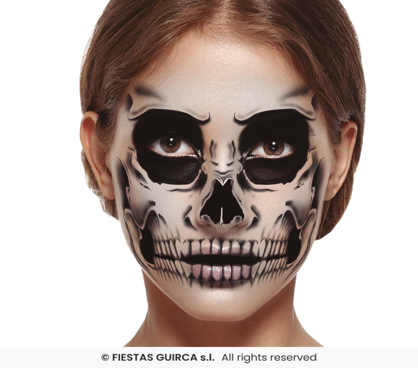 tatuaggio temporaneo teschio