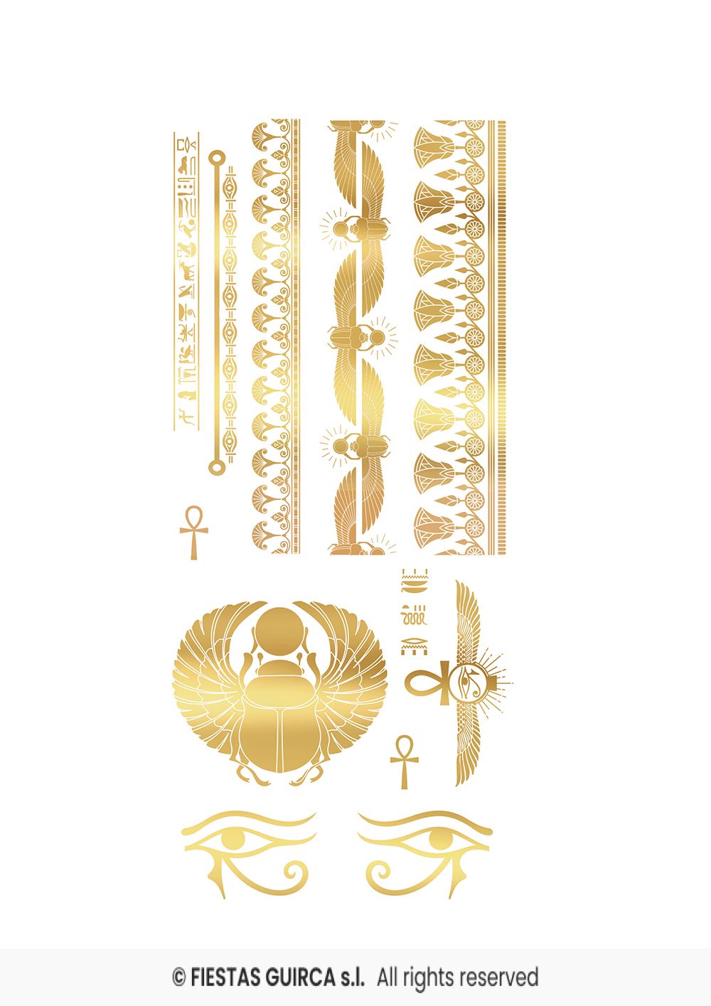 Tatuaggio oro egiziano