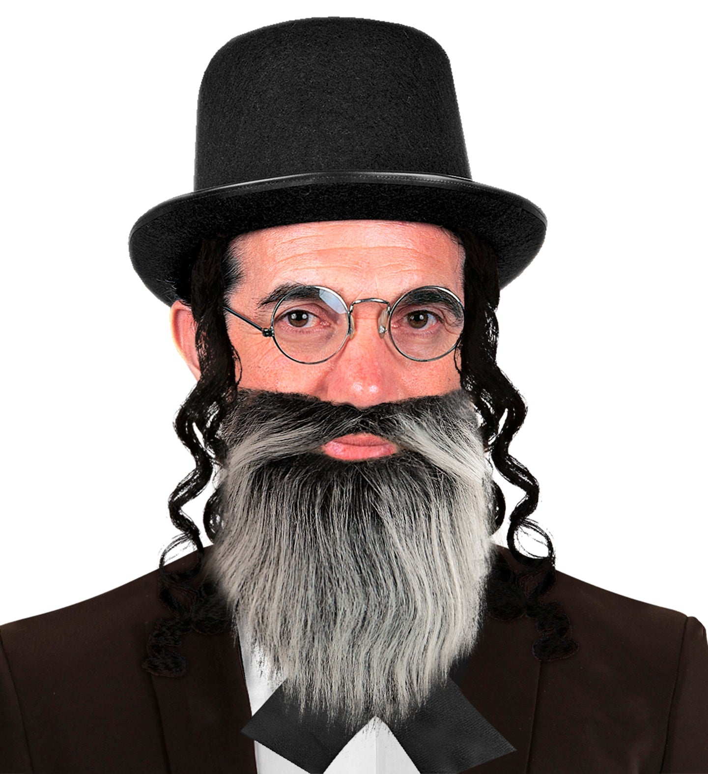 barba con baffi nera