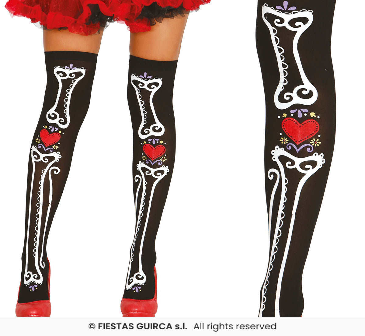 calze parigine Halloween