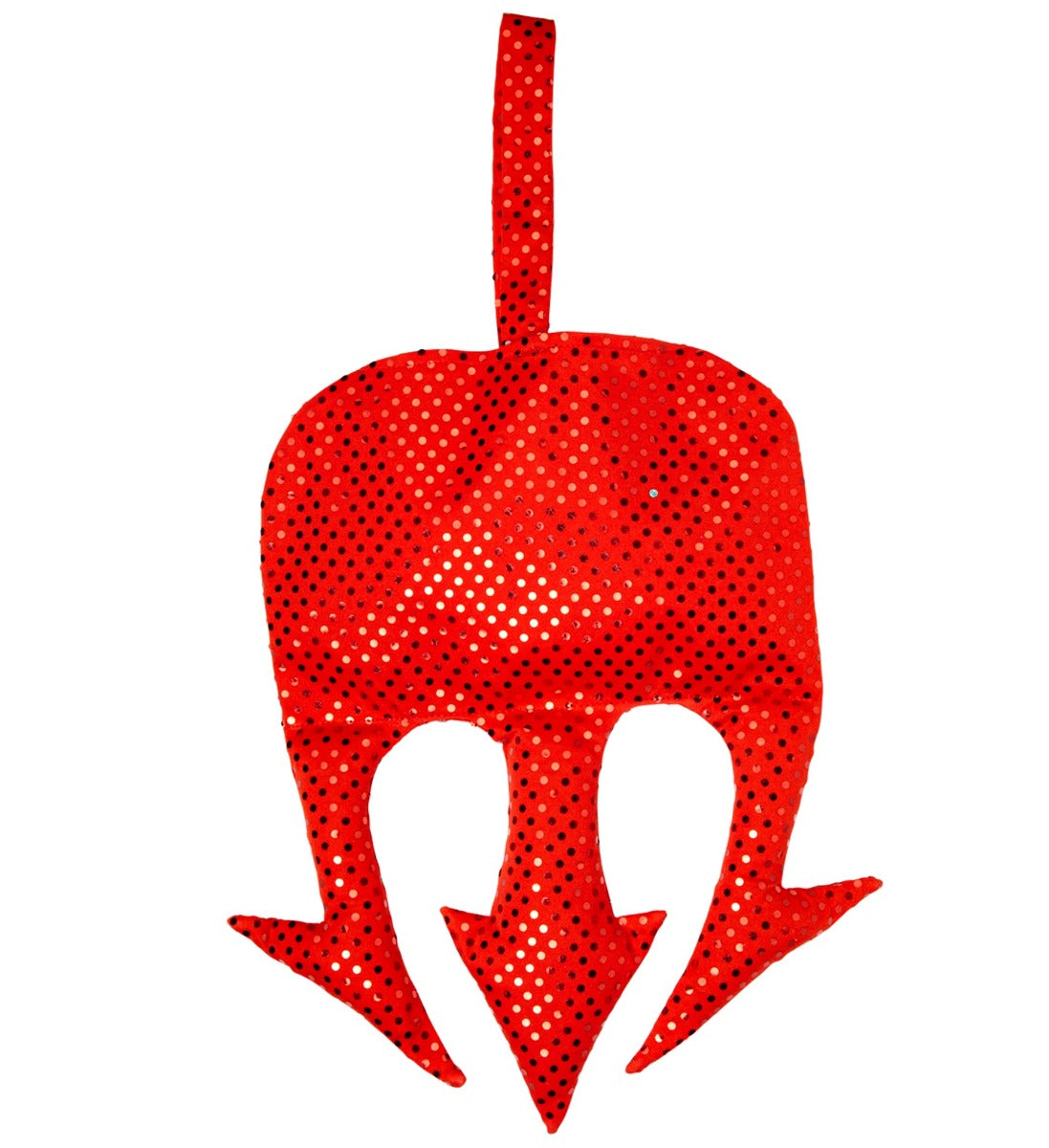 borsa paillettes rossa halloween