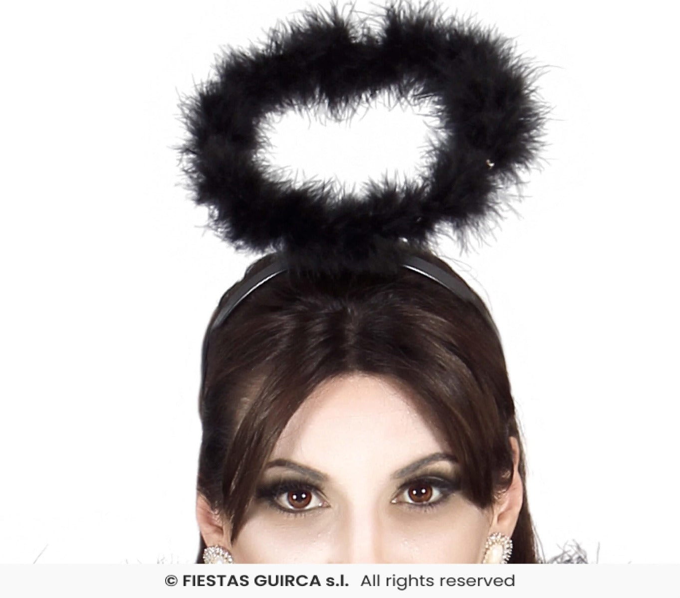 Cerchietto Aureola Nero