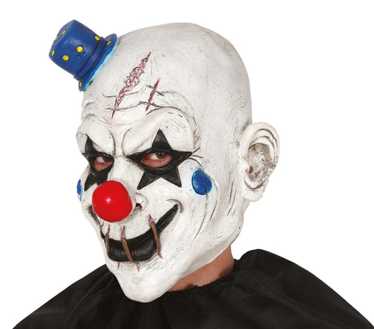 Maschera in Lattice Clown Con Cappellino Horror Halloween