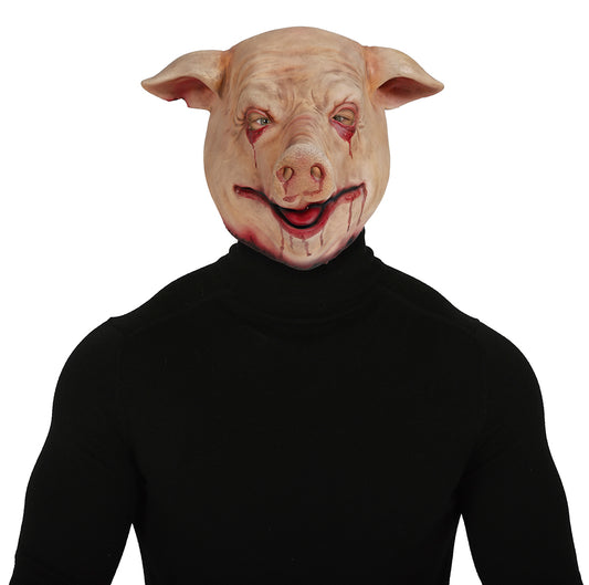 Maschera in Lattice Maiale Insanguinato Horror Halloween