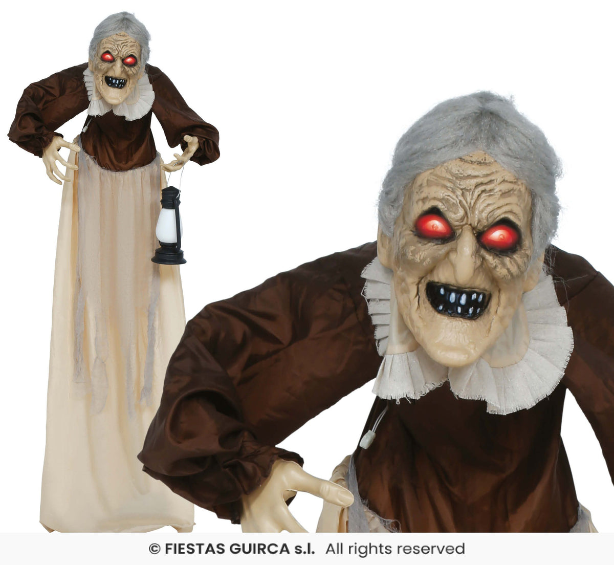 Governante Animatronica con Luci Suoni e Movimenti H 155 cm