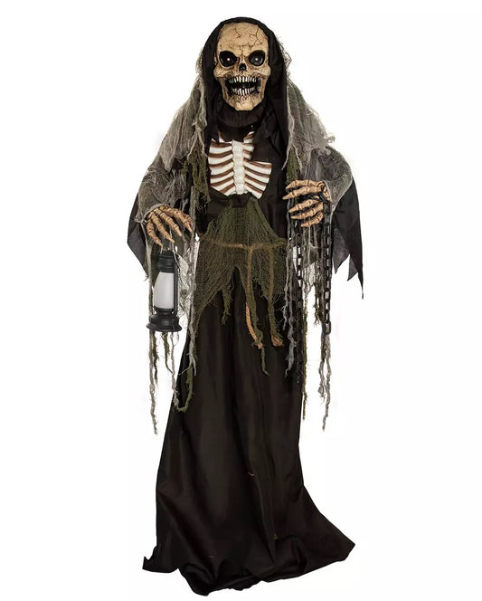 mostro scheletro animatronico