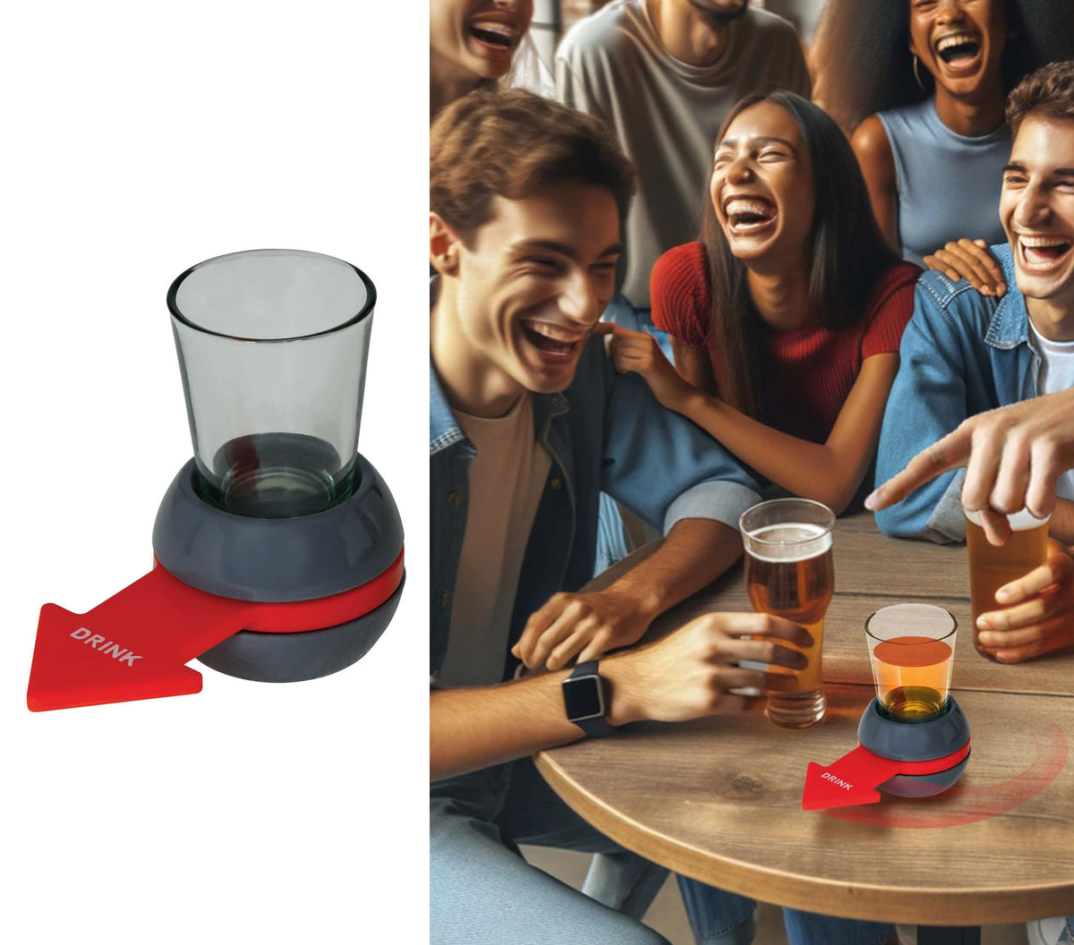 Set di frecce rotanti con tazza 1