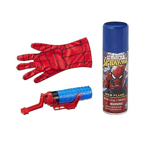 Guanto Spiderman Spara Ragnatele Filanti o Acqua Due in Uno Originale Marvel Hasbro