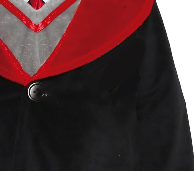 Costume Studente Neonato Scuola Magia Tunica Nera in Vellutino Grifondoro Harry Potter