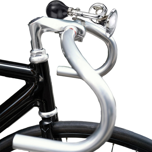 Trombetta Terrifier Metallizzata Cromata 17cm Bicicletta