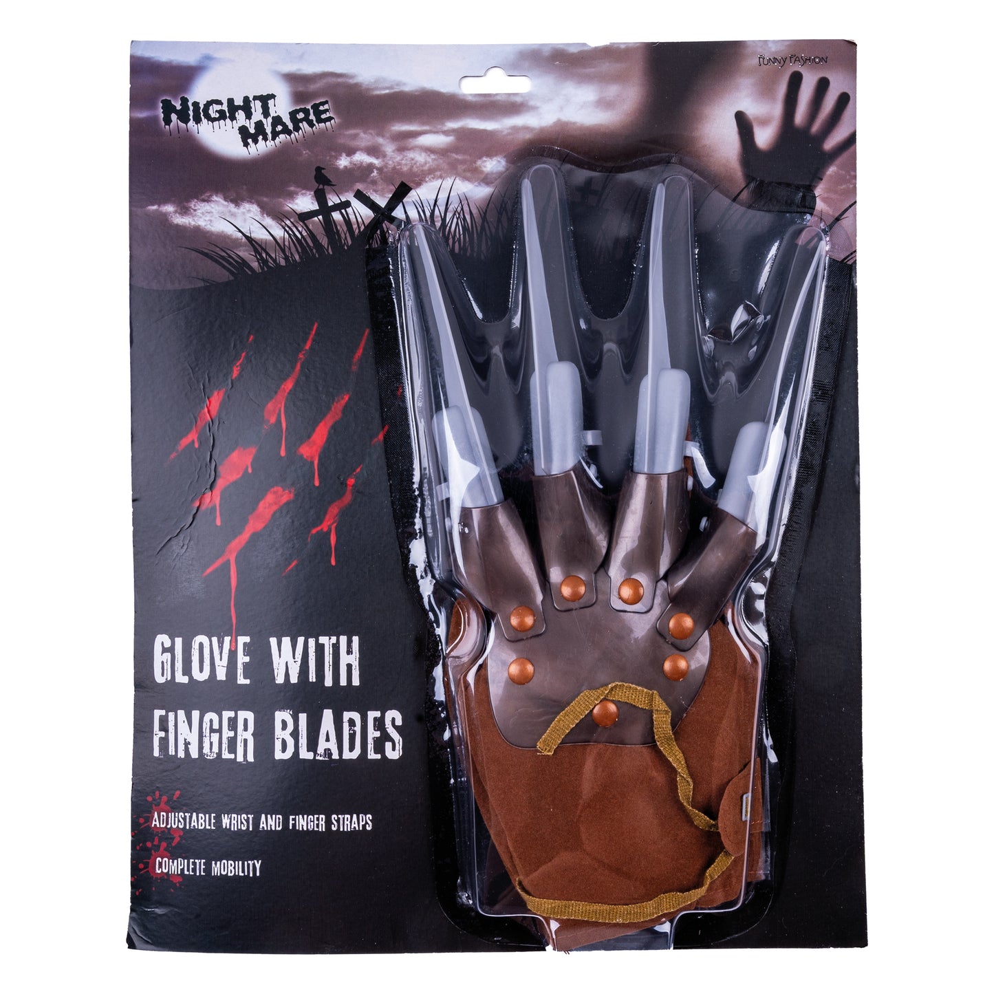 Guanto Freddy Krueger Nightmare on Elmet Street Horror con Lame