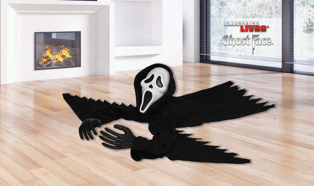 Decorazione Animata Ghost Face Originale da 82 Cm Scream Halloween