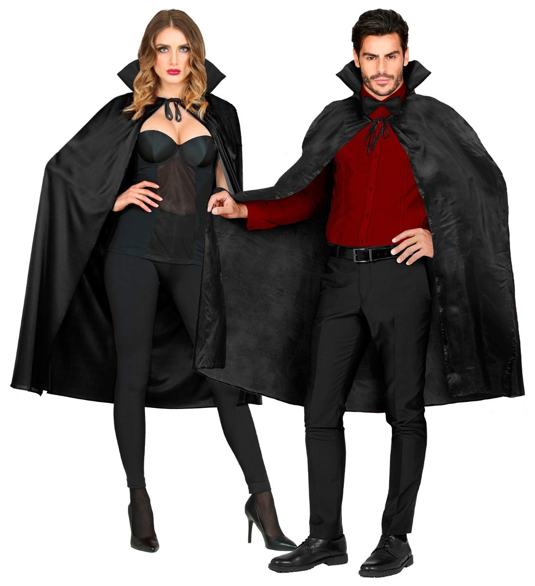 mantello nero halloween
