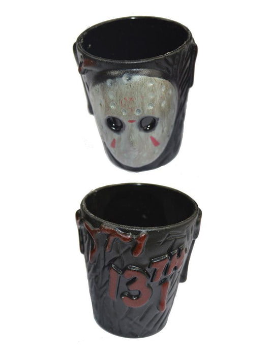 Bicchiere da Shot Tematico Venerdi' 13 Jason in Plastica 6 cm