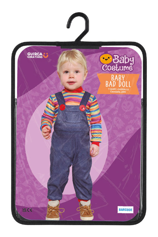 Costume Baby Bad Doll con Camiseta e Mono 4
