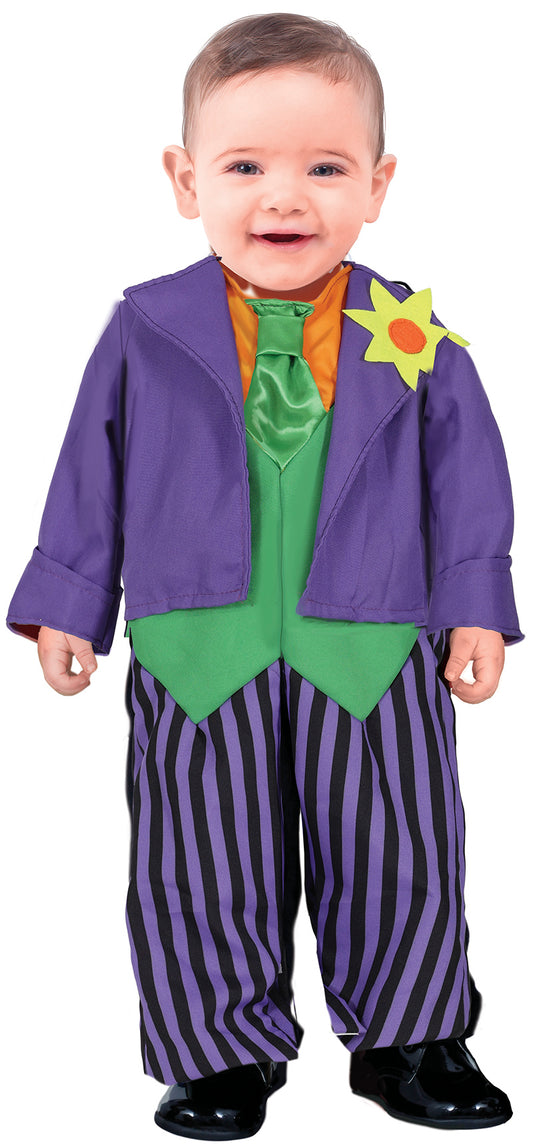 Costume Buffone Pazzo in Poliester 3