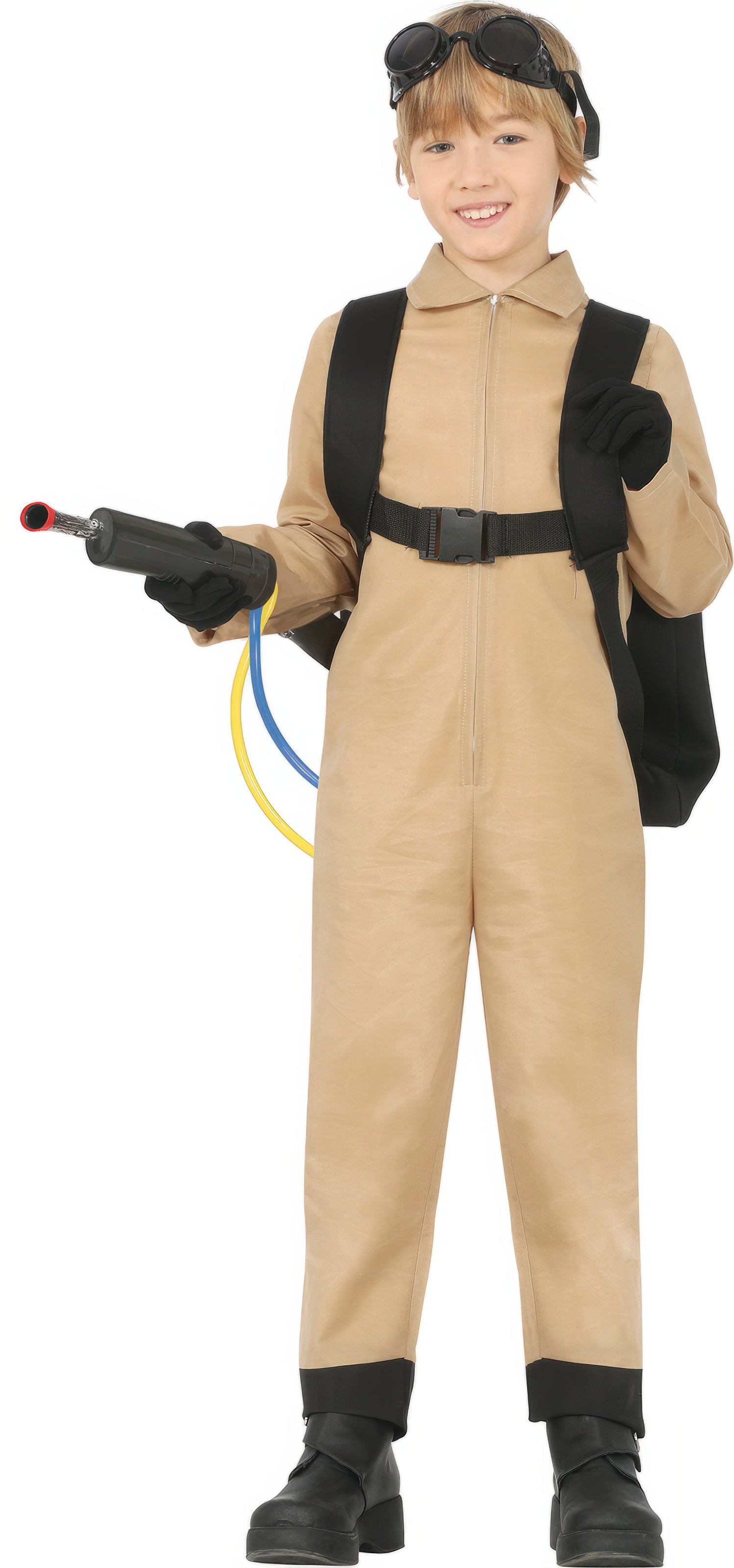 Costume Cacciatore di Fantasmi con Mochila e Monocolore 3