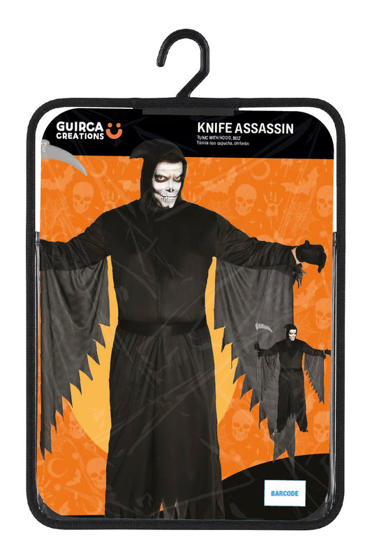 Costume Assassino con Capucha, Cinturone e Tunica 5