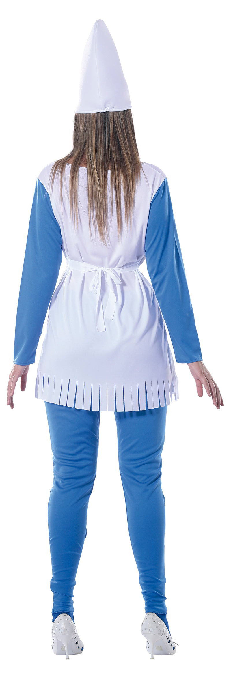 Abbigliamento Nanetta Blu con Camisetata, Gorro, Pantalon e Vestido 4