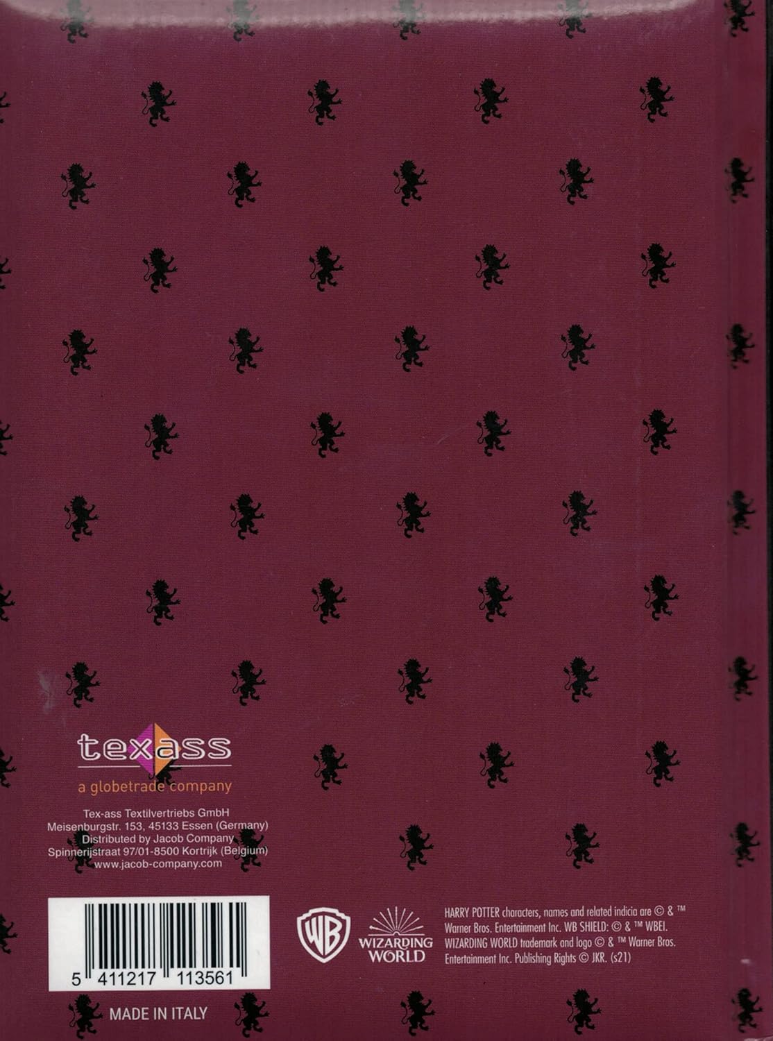 Diario Harry Potter Grifondoro Agenda Scuola Originale Wizarding World