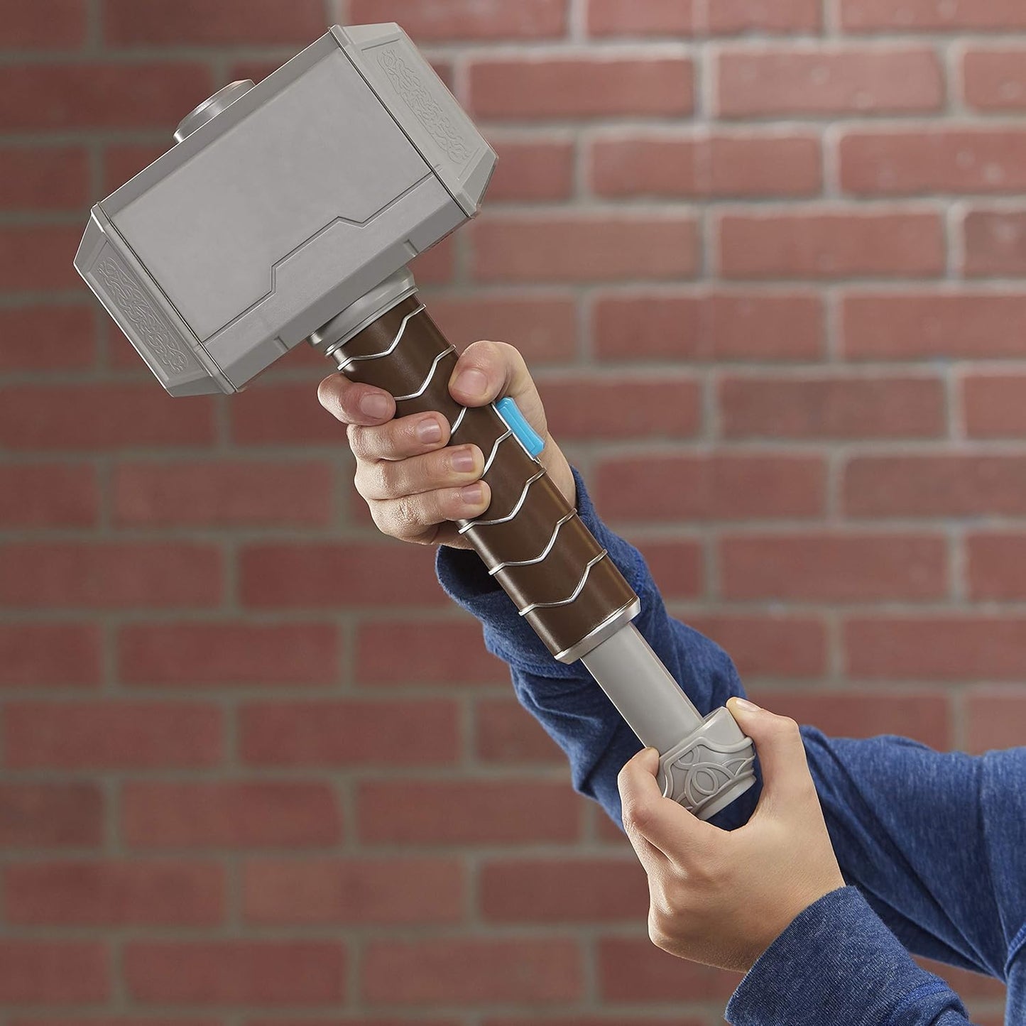 Martello Thor Nerf Power Moves Originale Marvel con Due Proiettili Hasbro