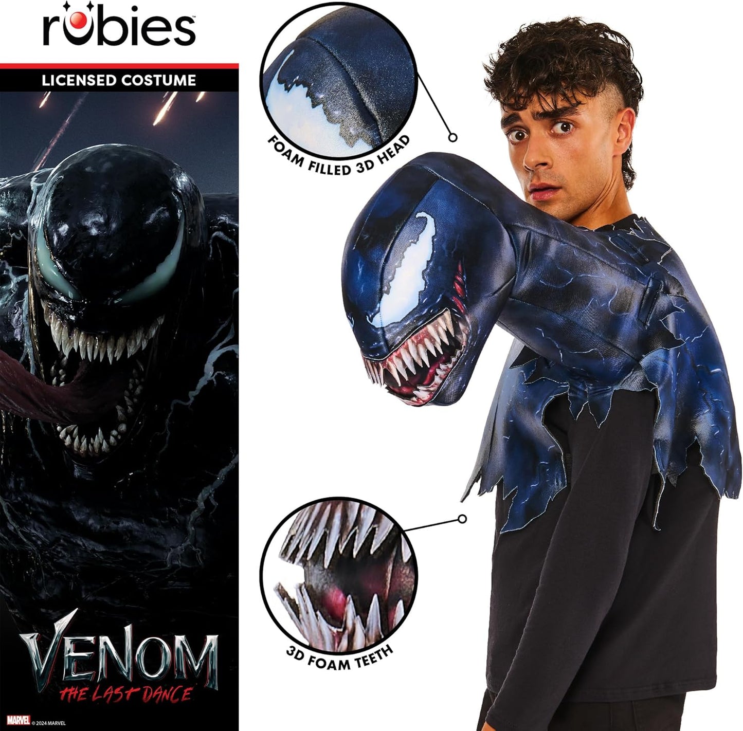 Costume 3D Simbiote Venom 3 Marvel Ufficiale