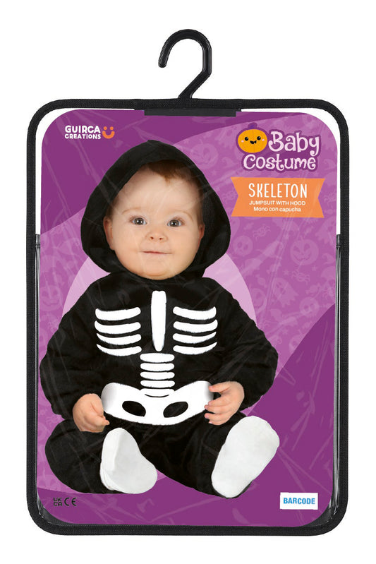 Costume Scheletro con Capucha e Mono 4