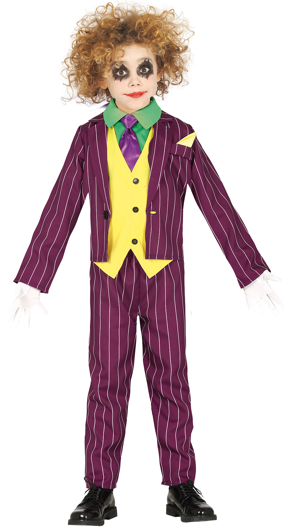Costume Villain con Camisa, Chaleco, Chaqueta, Corbata y Pantalon 3