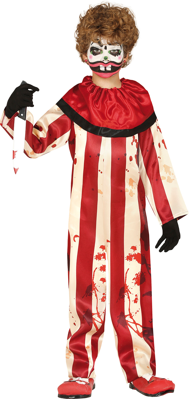 Costume pagliaccio a strisce 3